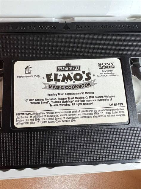 Elmo Magic Cookbook VHS に対する画像結果