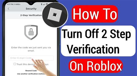 Toradh íomhá ar How to Do 2 Step Verification Roblox