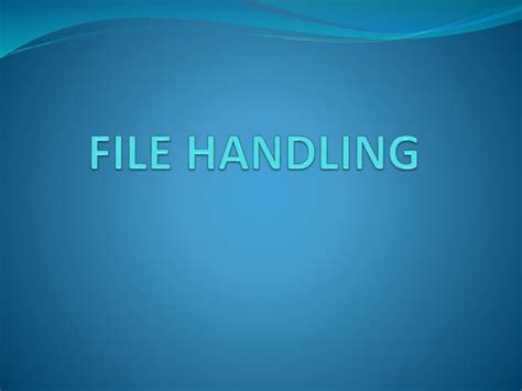 Why We Use File Handling に対する画像結果