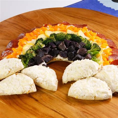 Image result for Colourfl Pizza with Rainbow