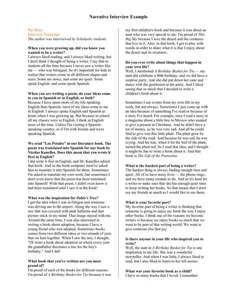 Image result for Narrative Interview Structure