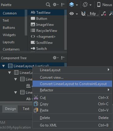 How to Create LinearLayout Android Studio に対する画像結果