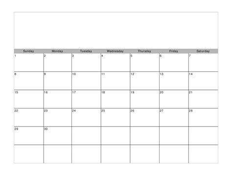 Image result for Monthly Calendar Template PDF