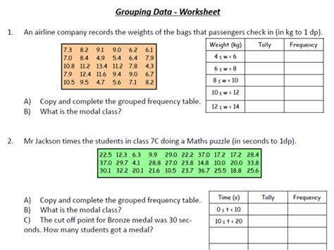 Image result for Example Vocabulary Data Distribution Worksheet