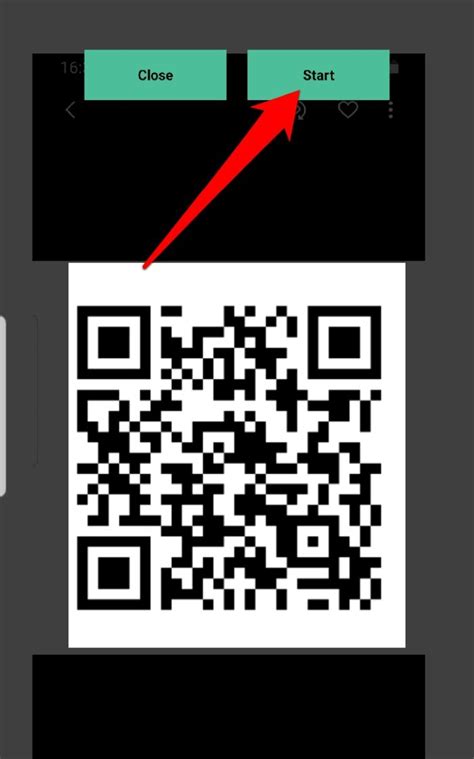 Toradh íomhá ar QR Code Android