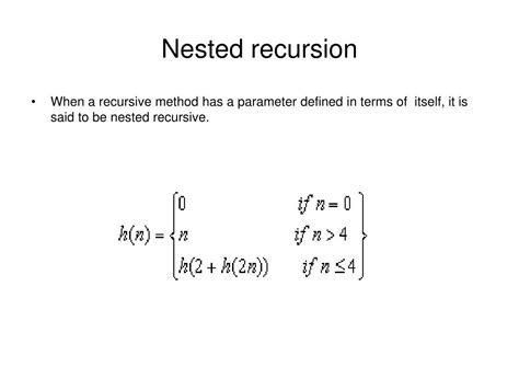 Nested Recursion Example Diagram に対する画像結果
