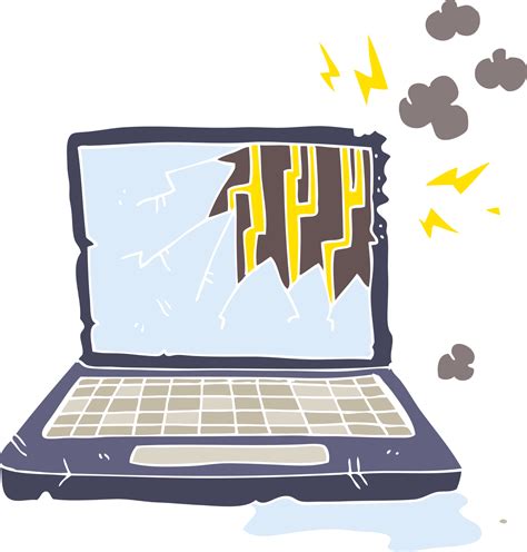 Image result for Broken Computer Color