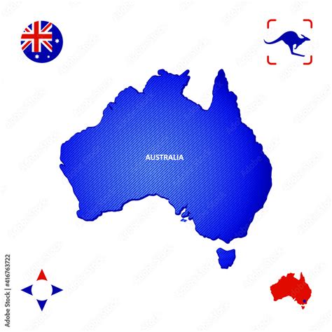 Image result for Simple Map of Australia with Grid Lines