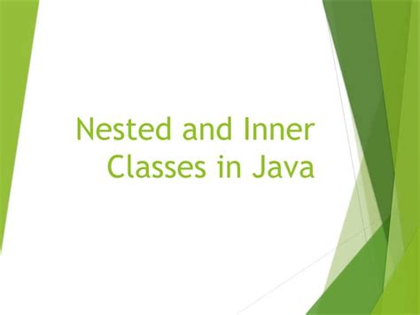 Image result for Nested Classes Java