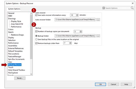 Toradh íomhá ar Set Auto Recovery On