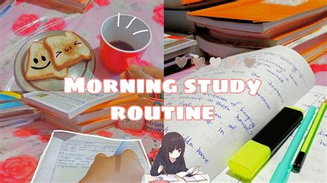 Afbeeldingsresultaten voor Morning Study Routine