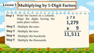 Toradh íomhá ar Multiplication Two-Digit Factors Using Manipulatives