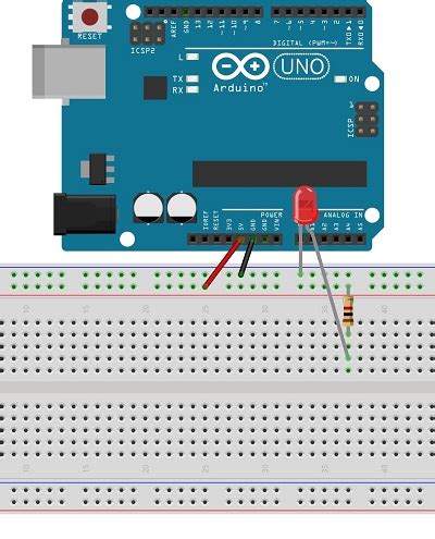Image result for Arduino Uno Breaedbord LED