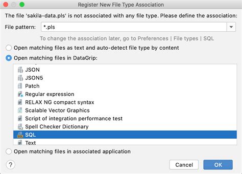 File Type Association に対する画像結果