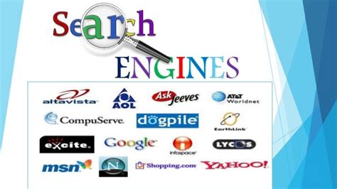 Image result for Examples of Search Engines