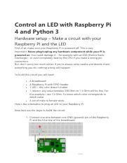 Turn On LED Python Raspberry Pi に対する画像結果