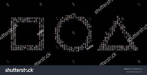 Image result for ASCII Colored Square