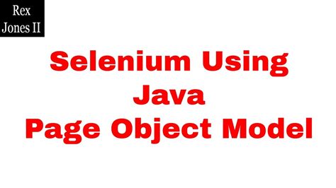 Toradh íomhá ar Page Object Model Selenium Java
