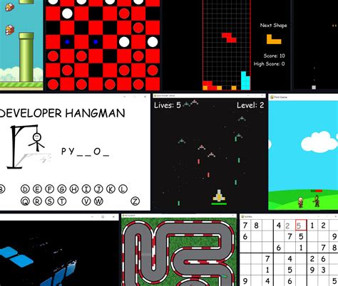 Pygame User Interface に対する画像結果
