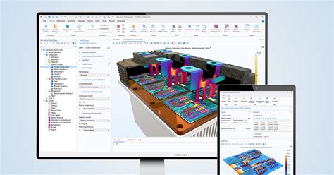 Toradh íomhá ar COMSOL Multiphysics Demo
