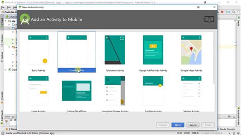 Toradh íomhá ar Android Studio Java Activity Code Screen