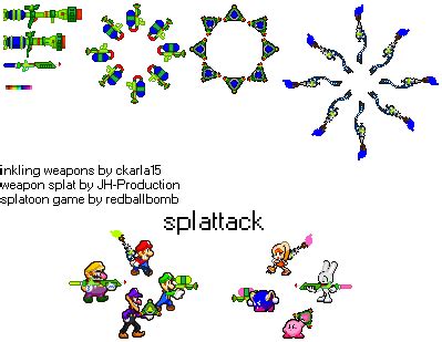 Inkling Weapons by CKarla15 on DeviantArt