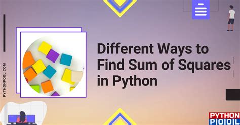 Image result for Python Sum Square Brackets