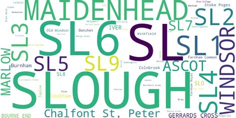 Image result for Slough Postcode Map