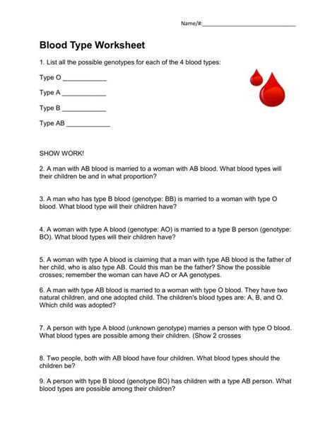 Image result for Components of Blood Worksheet Answers PDF