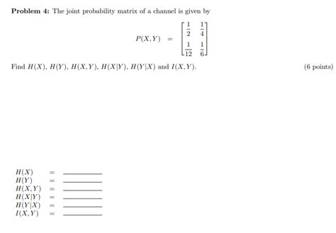 Joint Probability Matrix Equation に対する画像結果