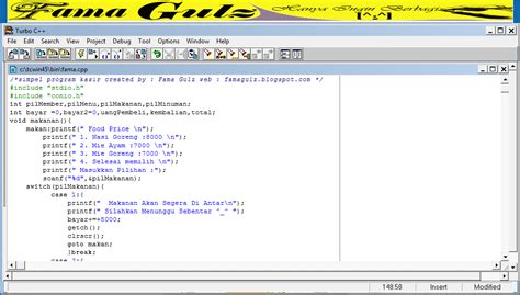 Image result for Contoh Programming Software