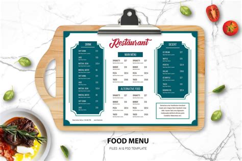 Toradh íomhá ar Food Menu Items