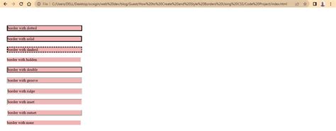 Toradh íomhá ar HTML/CSS Line Styles