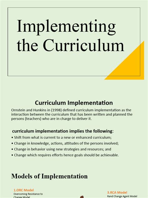 Image result for Curriculum Implementation Process