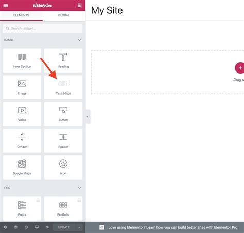 Adding Links to Pages in Elementor に対する画像結果