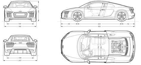 Image result for Audi R8 Exploded View with Label