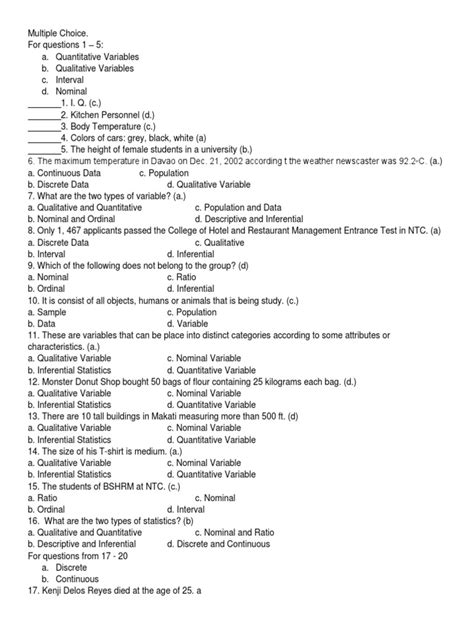 Image result for Constant and Variable Multiple Choice Test