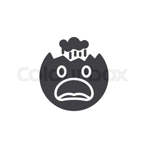 Face With Exploding Head emoji vector icon | Stock vector | Colourbox