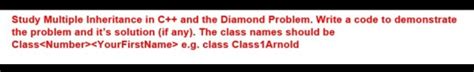 Image result for Diamond Inheritance Problem