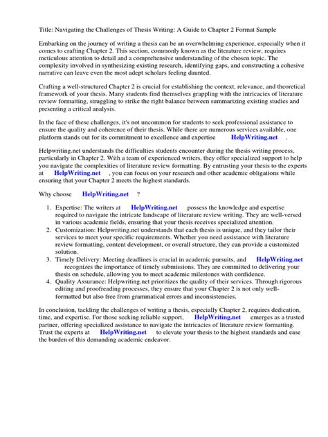 Image result for Example of Chapter 2 Research Proposal