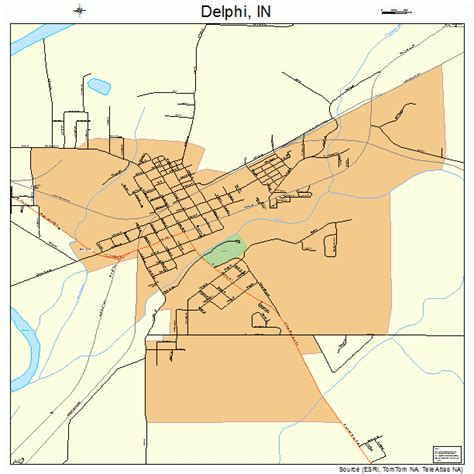 Image result for Delphi Indiana Map