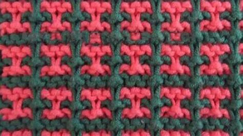 Toradh íomhá ar 2 Color Slip Stitch Knit Patterns