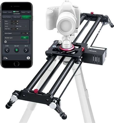 Buy ASHANKS Camera Slider Motorized, APP Control Carbon Fiber Track ...