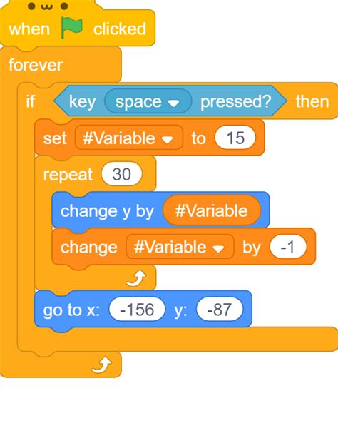 Jump Script Scratch માટે ઇમેજ પરિણામ