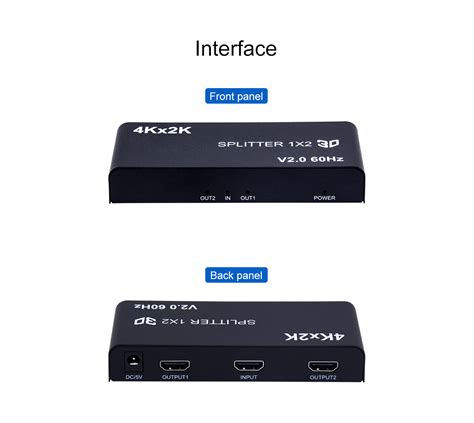 1X2 Splitter に対する画像結果