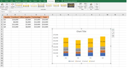 Image result for Customizing an Excel Stacked Chart Labels