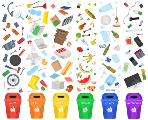 Image result for Garbage Sorting Vector