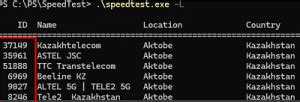 Image result for Win Speed Test PowerShell