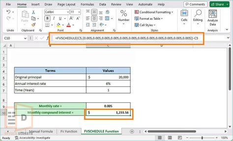 Image result for Interest Rate for 1 Month Formula Excel