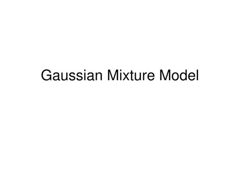 Toradh íomhá ar Gaussian Mixture Model Shape